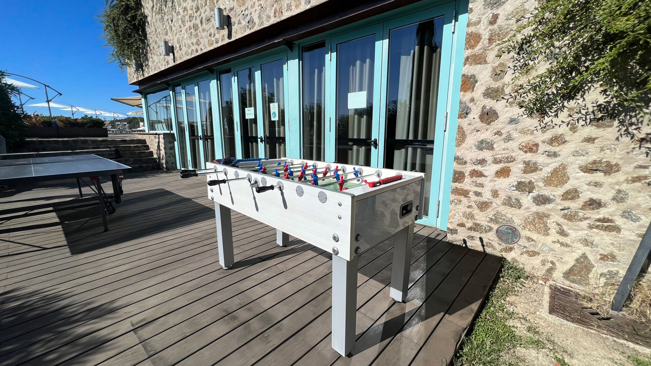 ping pong and table football